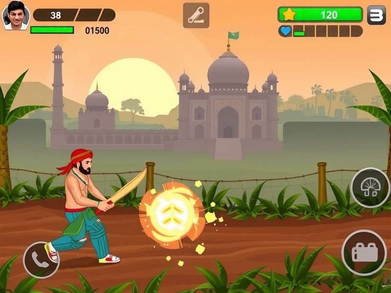 Dhobi Ghat Fielding Wizard Gameplay Screenshot